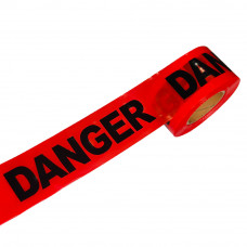 Danger Barricade Tape 3" x 1000 ft Red and Black
