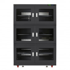 Electronic Dry Cabinet 1250L 6 Door 5%-50%RH Humidity Storage Cabinet