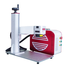 Fiber Laser Marking Machine 50W MOPA For Metal Plastic Top Grade JPT FDA