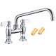 Deck Mount Sink Faucet With 4