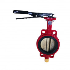 Butterfly Valve Wafer Style Butterfly Valve Ductile Iron 5'' Pipe Size Class 225