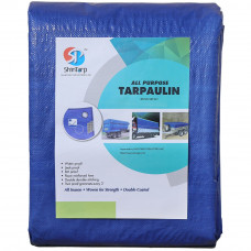 Poly Tarp 10 ft x 12 ft Blue Tarp Cover 5 mil thickness