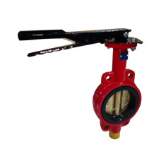 Butterfly Valve Wafer Style Butterfly Valve Ductile Iron For 4'' Pipe Size Class 225