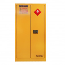 Flammable Cabinet 60 Gallon 65" x 34" x 34" Self-close Door