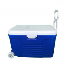 58Qt Ice Chest Cooler with Durable Wheels and Reinforced Tow Handle