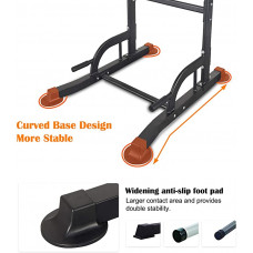 300LBS Power Tower Pull Up Dip Station , 6 Adjustable Heights