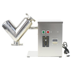 Lab Powder Mixer 110V Blender Blending Machine 2L Barrel Capacity VH Powder Mixing