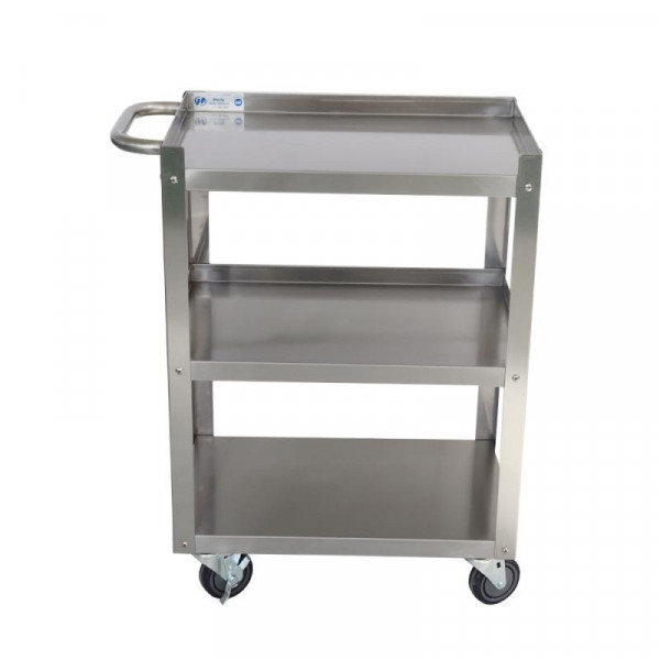 430 Stainless Steel 3 Shelf Utility Cart - 31