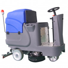 26’’ 25Gal Ride-On Automatic Floor Scrubber 3*8V/150Ah Blue