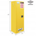 FM Approved 22gal Flammable Cabinet 65x 24x 19" Self-closing Door