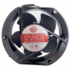 6 - 25/32‘’ Round Axial Fan, 220Vac, 50/60Hz, 1Ph, 215Cfm, Lead Wires
