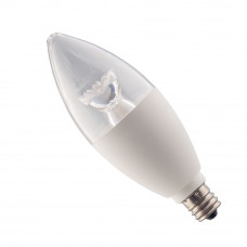 Dimmable Candelabra LED Bulbs C37 6W E12 Base 500 Lumens Soft White