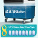 3-Speed Portable Evaporative Cooler 7058 CFM, 2900sq ft,Air Cooler 23.8 Gallon Tank, 110V AC, Garage Air Cooling Fan
