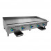Bolton Tools 60" Commercial Countertop Gas Griddle with 5 Burners Manual Controls 150,000 BTU ETL Safety and Hygiene Certification