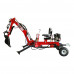 9 HP Towable Backhoe Mini Excavator 270cc Gas Engine Small Digger with 9" Bucket, Thumb