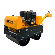 5,395.6 lb Walk-Behind Double Drum Vibratory Roller 3600RPM 25.6 inch Vibratory Roller Width for Road and Asphalt Compactor
