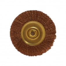 5" Non-Sparking Crimped Wire Wheel Brush Arbor Hole Mounting