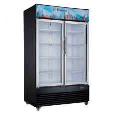 34.3 cu. ft. Commercial Glass Swing 2-Door Merchandiser Refrigerator