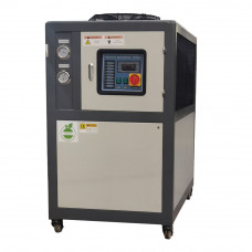 Air-cooled Industrial Chiller 5 HP 4 TR 800 BTU/min Portable Industrial Chiller 3 Phase 230V