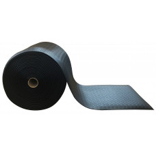 Soft Anti-fatigue Mat Diamond Plate 3 ft x 60 ft Thick 9/16” Black