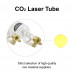 40W CO2 Laser Tube 700mm Long 50mm Diameter With Metal Head 5000hr Service Life for Laser Engraver Cutter Laser Engraving Machine FDA Approved
