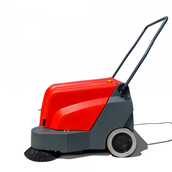 39.4" Cleaning Path Hand-Push Floor Sweeper 11.9GAL Dustbin