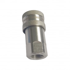 1/4" NPT ISO A Hydraulic Quick Coupling Stainless Steel AISI316 Socket 3625PSI