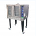 Bolton Tools Single Deck Full Size 240V Commercial Electric Convection Oven ETL 10 KW, 1 Phase wiith Casters & Glass Doors