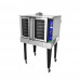 Bolton Tools Single Deck Full Size 240V Commercial Electric Convection Oven ETL 10 KW, 1 Phase wiith Casters & Glass Doors