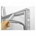 Bolton Tools Double Glass Door 49 cu.ft. Reach-In Commercial Refrigerator 54"W Cooler Stainless Steel Restaurant Refrigerators ETL Certification