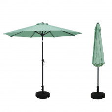 9ft Outdoor Marketing Patio Umbrella Crank and Tilt Green