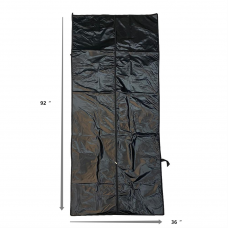 Body Bag  Economical Size 92"×36" 6 Handle Corpse Bag Black