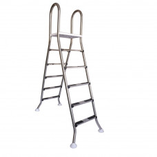 5 Step Stainless Steel Swimming Pool Ladder For On Ground Pool