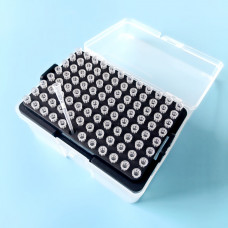 10ul long 96pcs per box DNA/RNA Free Racks With Filter Tips  for Single Channel Micro Pipette