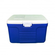 18pcs 58Qt Portable Blue Ice Chest Cooler with Lid Poly Urethane