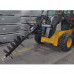 Skid Steer Hydraulic Auger Attachment 9", 12", 18" Bit Post Hole Digger Planetary Drive With 3 Drilling Bits