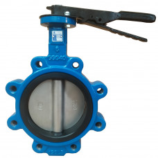 Butterfly Valve Lug Style Butterfly Valve Ductile Iron 5" Pipe Size Class 150