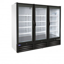 VALPRO Three Swing Full Glass Door Merchandiser Refrigerator - 72 cu. ft.