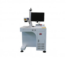 Desktop Fiber Laser Marking Machine 20W with Monitor EZ Cad FDA