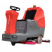 35" 200AH Battery Ride On Floor Scrubber 36Gal Recovery Capacity