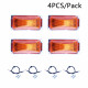 Rectangle Clearance Side Marker Lights Led For Boat Trailers