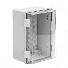 12 x 8 x 6In IP66 Outdoor Waterproof Control Box Transparent Door ABS