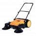 37" Industrial manual push sweeper walk-behind floor sweeper