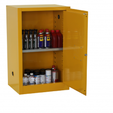 FM Approve, 12 Gallon Flammable Storage Cabinet, Manual Close