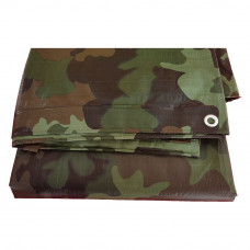 10 pcs Poly Tarp 12' x 16' Camouflage 3 oz Multi Purpose Waterproof