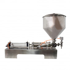 Filling Machine Single Head 3.38-33.8oz Liquid Pneumatic Filling Machine Paste Oil Fluid Viscosity