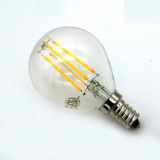 Led Filament Bulb  G45 4W Dimmable LED Bulb E12 Base 40W Equivalent