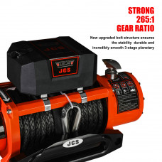 14500 lbs 12V DC Pulling Electric Winch for ATV UTV Synthetic Rope
