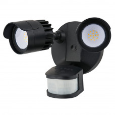 24W 3000K Motion Sensor Security Lights 2000lm LED Security Light With Photocell and Motion Sensor Black