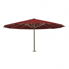 Alu.Deluxe Hand Cranked square Umbrella(without flap) with sidewall